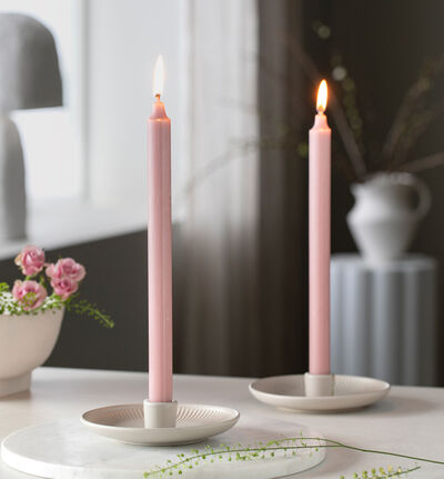 Kronelys lys rosa Tyrilys H28cm Kronelys lys rosa Tyrilys H28cm